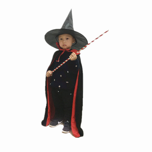 Halloween cloak children adult magician costume stage performance magic