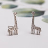 Silver needle, universal earrings, silver 925 sample, simple and elegant design