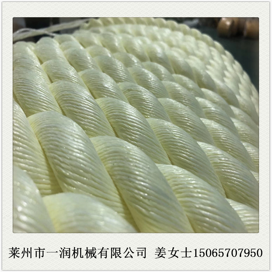 一润亚麻丝拉丝机 PP绳蚝索韩国绳蚝绳挤出拉丝生产机器设备价格