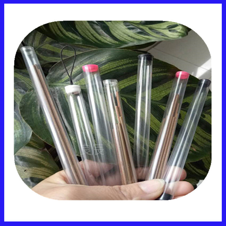 源头厂家供应pvc塑料小管子线香管笔芯包装管沉香筒试用香管