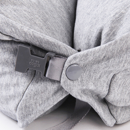 U-shaped pillow neck pillow micro particle hooded travel pillow Japanese multifunctional detachable aircraft neck pillow with hood