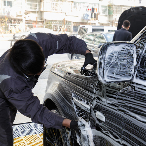 Car cleaning tools car wiping gloves 24*16CM car plush cleaning gloves car wool car washing gloves