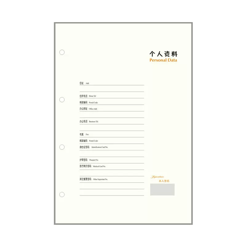 a5笔记本内芯6孔活页替芯a4手账本分隔25k内页学生B5活页本批发