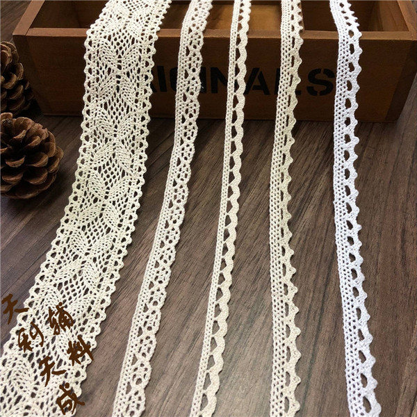 1cm A variety of exquisite cotton embroidered lace