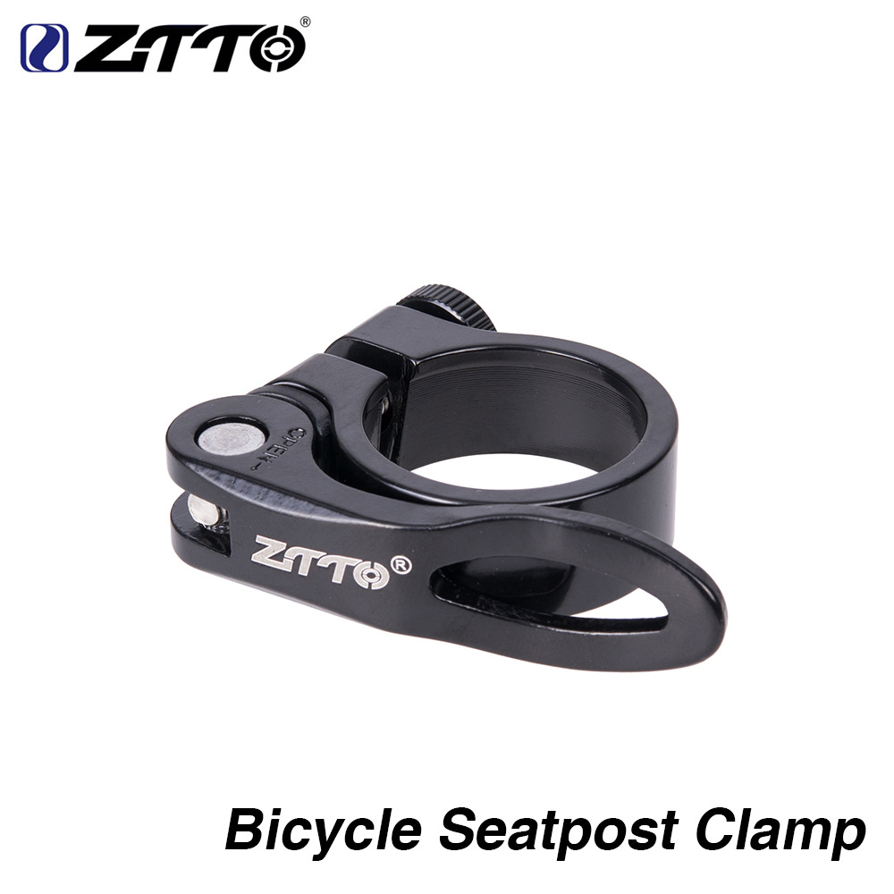 ZTTO Bicicleta de montaña Abrazadera de tubo de asiento de liberación rápida 31.8m34.9mm Abrazadera de tubo de asiento de aleación de aluminio Accesorios para bicicletas