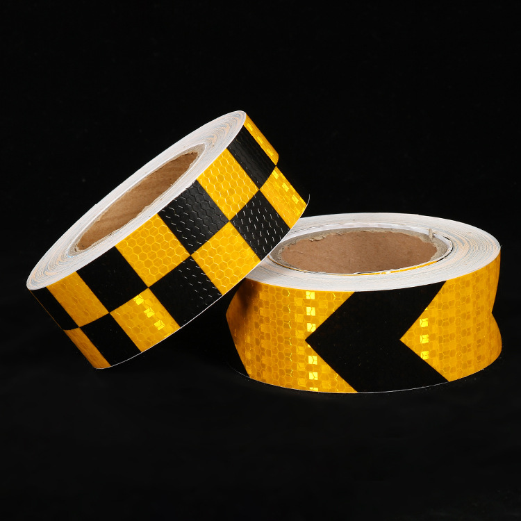 厂家批发定做供应高强级反光膜 箭头反光胶带蜂窝状晶格反光贴反