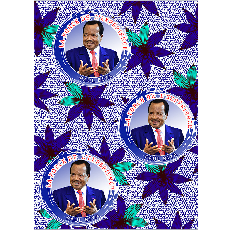 打样非洲纯棉蜡染布人头像选举、商业、学校、个人等活动用途棉料