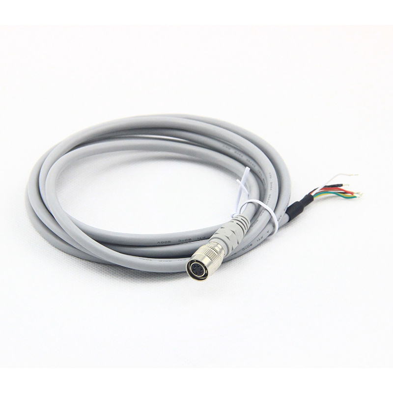 广濑6芯航空头转open工业相机外触发线CCD数据线 设备控制线