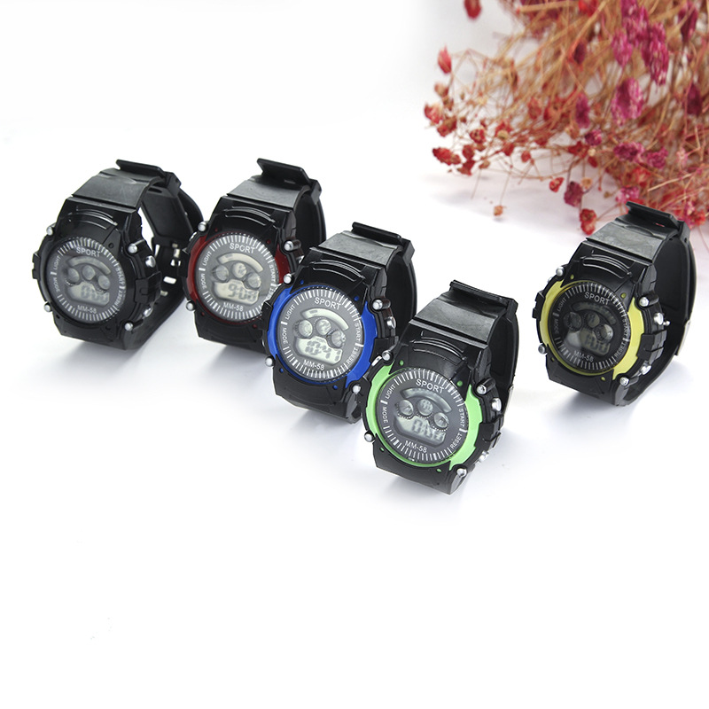 Deportes DE LOS NIÑOS reloj impermeable LED colorido reloj electrónico multicolor fábrica directa transfronteriza reloj electrónico niños