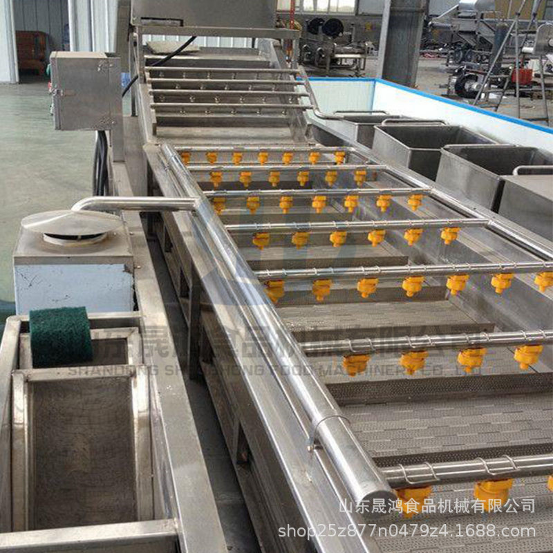 多功能气泡清洗机 果蔬清洗机304不锈钢 高压水流清洗设备