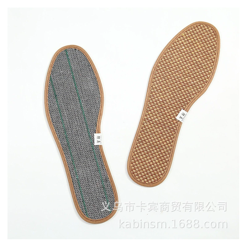 Deodorized summer insoles, men's ultra thin cotton breathable deodorant for leather shoes, absorbs sweat and smell, for running