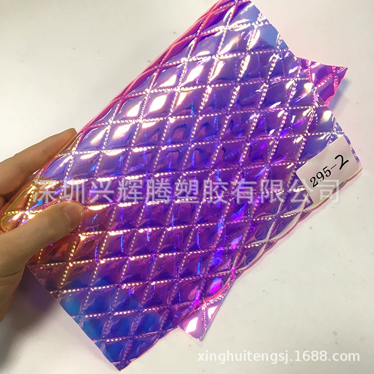 Two-color rainbow retroreflective bag PVC, direct factory sales