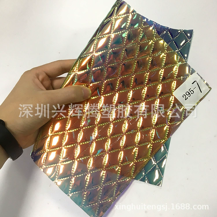 Two-color rainbow retroreflective bag PVC, direct factory sales