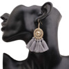 Fashionable earrings, accessory solar-powered, European style, boho style