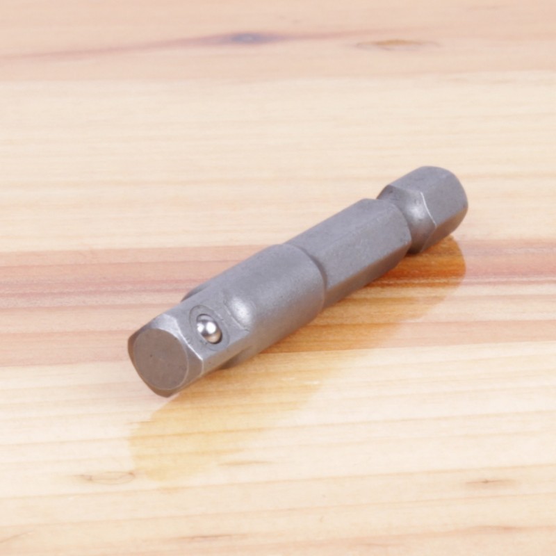 风批头转换接杆 6.35/12.5套筒风批转换加长接杆 电动批头变换头