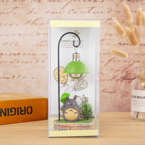 Japanese cartoon forest night light iron resin handicraft gift box student small gift