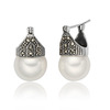 Classic retro universal elegant earrings, 925 sample silver, french style