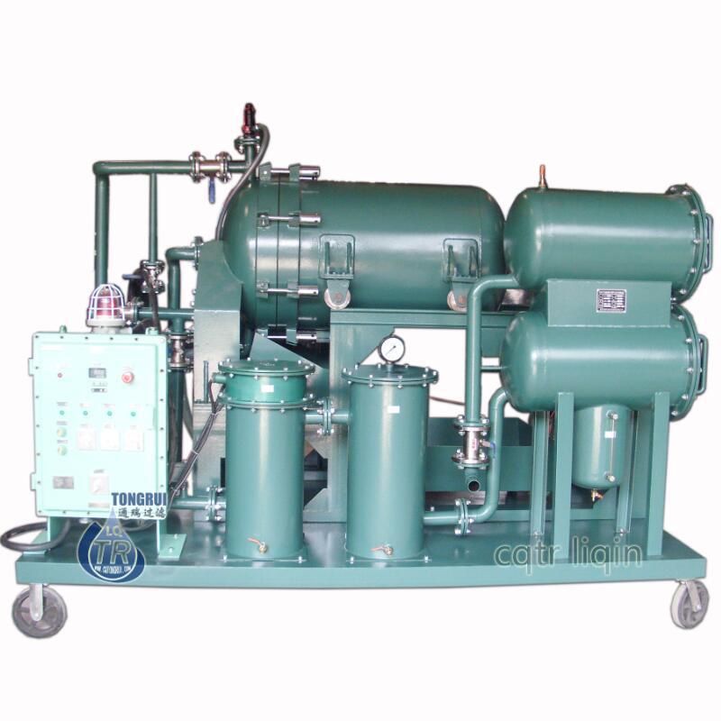 防爆式ZJDF燃油过滤聚结脱水特殊加热型滤油机 带不锈钢过滤罐