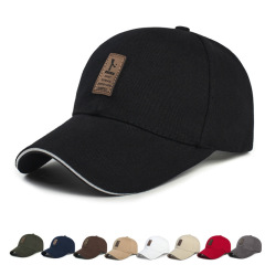 Hats for men and women, spring and summer cotton baseball caps, autumn and winter Korean sports sun hats, peaked caps, sun protection sun hats