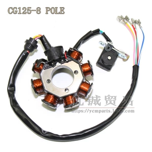 CG125 CG150 motosiklet üçtəkərli 8 səviyyəli maqneto stator bobini
