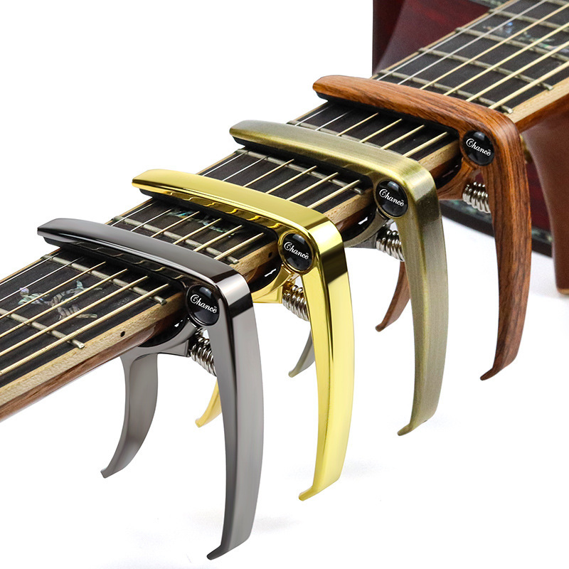 Folk Guitar Capo, Electric Acoustic Guitar Capo, Alloy Metal Guitar Capo, Guitar Accessories, Strings