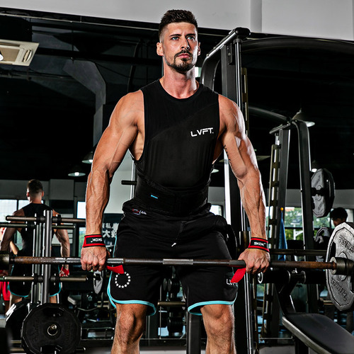 Sports power-assisted belt, grip belt, fitness pulling belt, dumbbell silicone anti-slip, wear-resistant hard-lifting belt, wrist strap