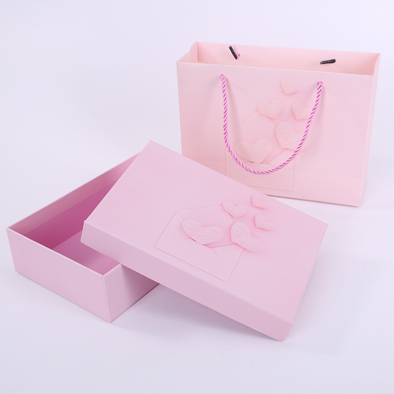 厂家供应天地盖礼品盒创意饰品盒子口红化妆品礼盒卡通伴手礼盒