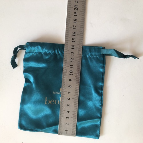 Green satin storage bag satin drawstring bag gift bag satin drawstring pocket anti-satin drawstring pocket black
