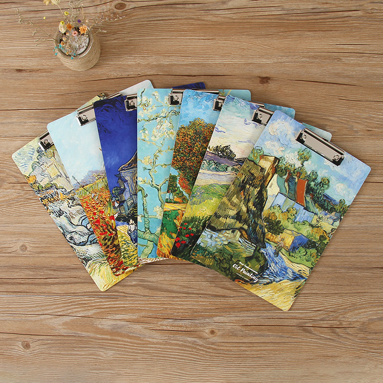 두꺼운 나무 필기판 클립 A4 걸이형 나무판 클립 파일보드 필기패드 사무용품 도매