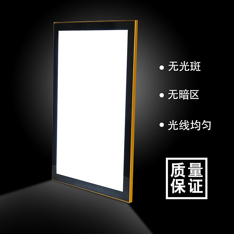 LED直角磁吸灯箱超薄挂墙式吊挂式单双面发光广告牌