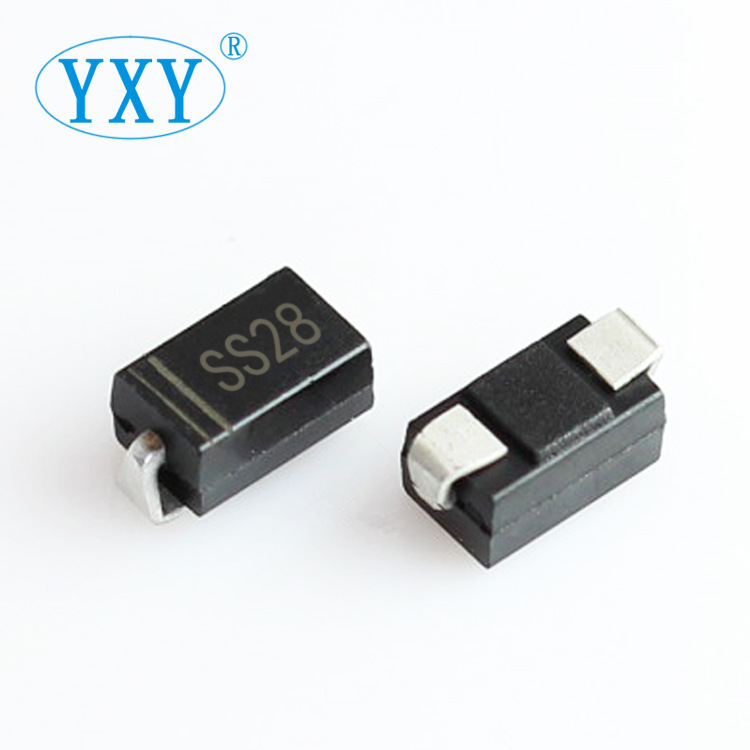 厂家直营 SS28 SMA 贴片SR280 2A 80V DO-214AC封装 肖特基二