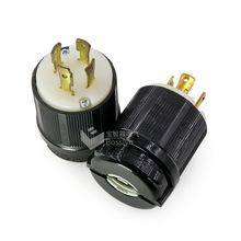 UL美國干燥器四芯自鎖插頭 美式工業接線插頭 NEMA L17-30P