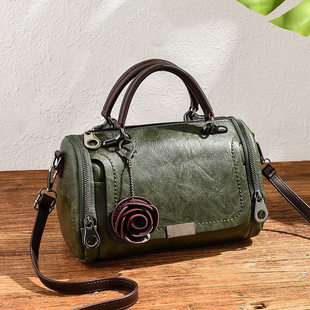 Pendant flower-shaped, solid color pillow, shoulder bag, one-shoulder bag, western style, Korean style