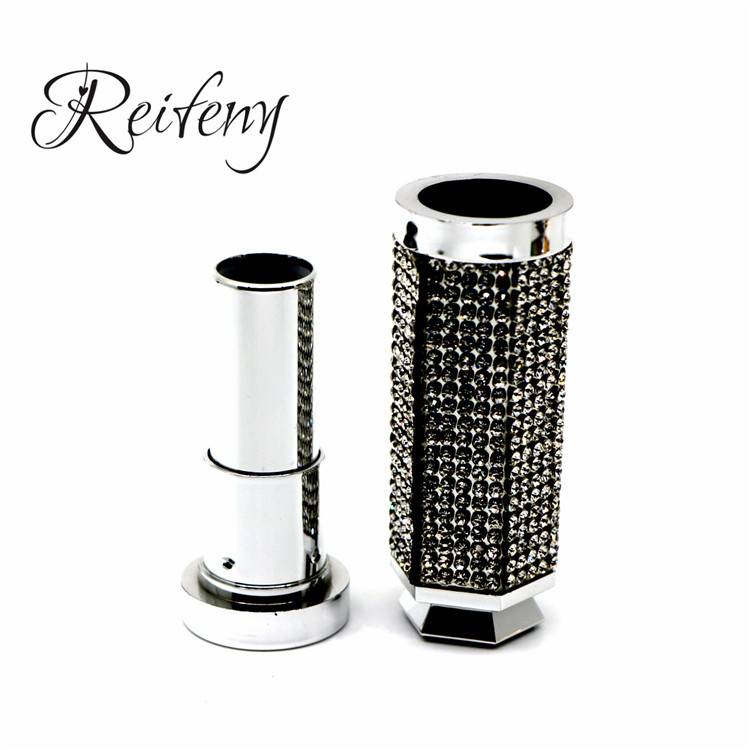 ins风五角贴片化妆品包材彩妆亮片平口口红管唇膏空管可印刷logo