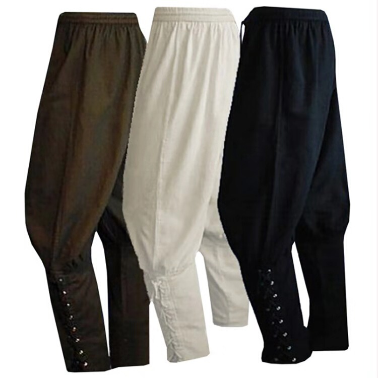 Foreign trade Europe and the United States wish Amazon summer explosions men's casual pants ankle pants medieval pirate casual pants Foreign trade Europe and the United States wish Amazon summer explosions men's casual pants ankle pants medieval pirate casual pants