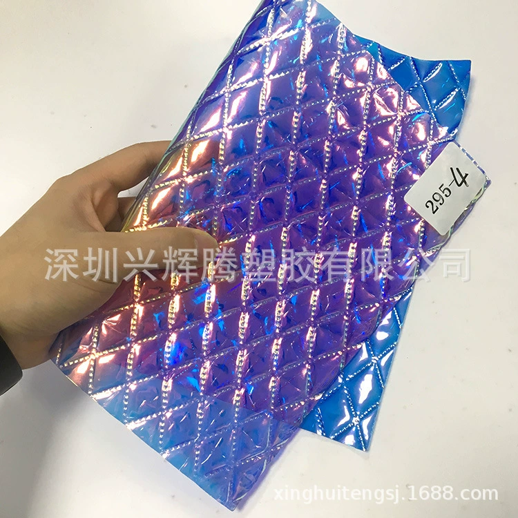 Two-color rainbow retroreflective bag PVC, direct factory sales