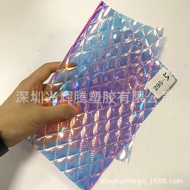 Two-color rainbow retroreflective bag PVC, direct factory sales