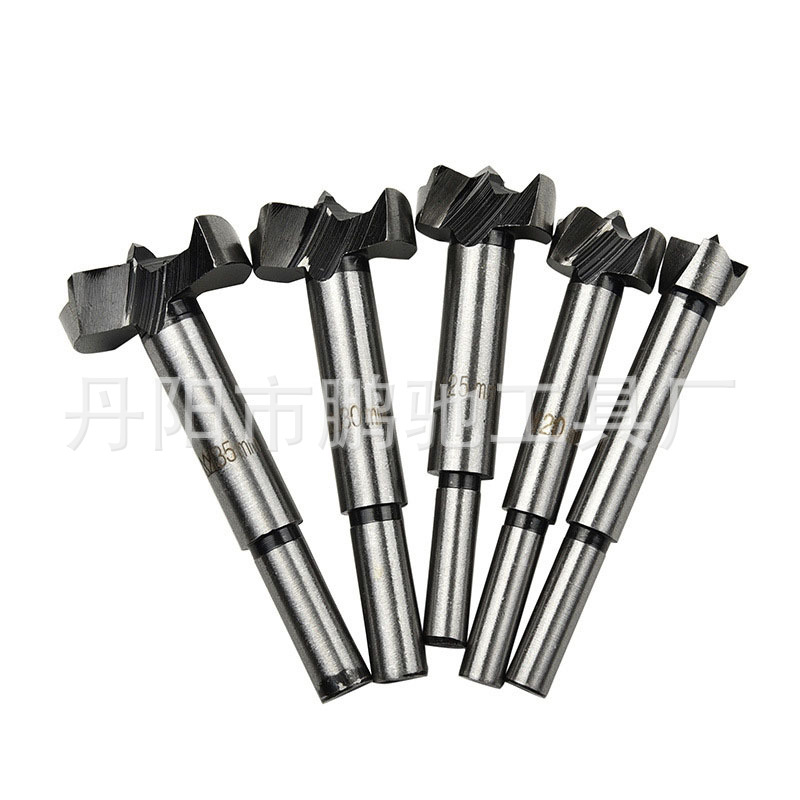 5pc木工开孔器 打孔钻头木材刃具平翼钻孔扩孔铰链 厂家直销批发