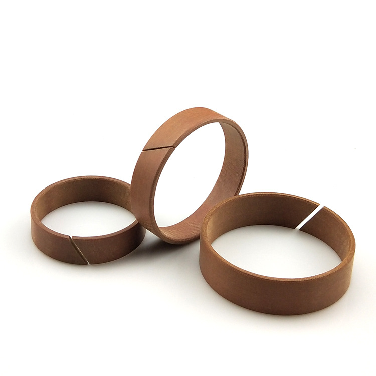 供应各种切口PTFE耐磨环 WRT导向环夹布酚醛支撑环 四氟活塞环圈