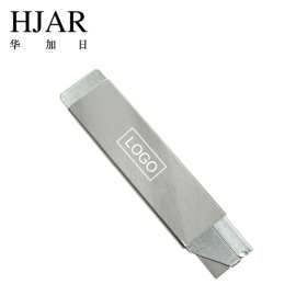 工厂批发开箱刀碳钢夹子刀片 便捷手柄安全刀 快递开箱刀 单面刀