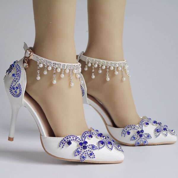 sandals with rhinestones