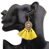 Fashionable earrings, accessory solar-powered, European style, boho style