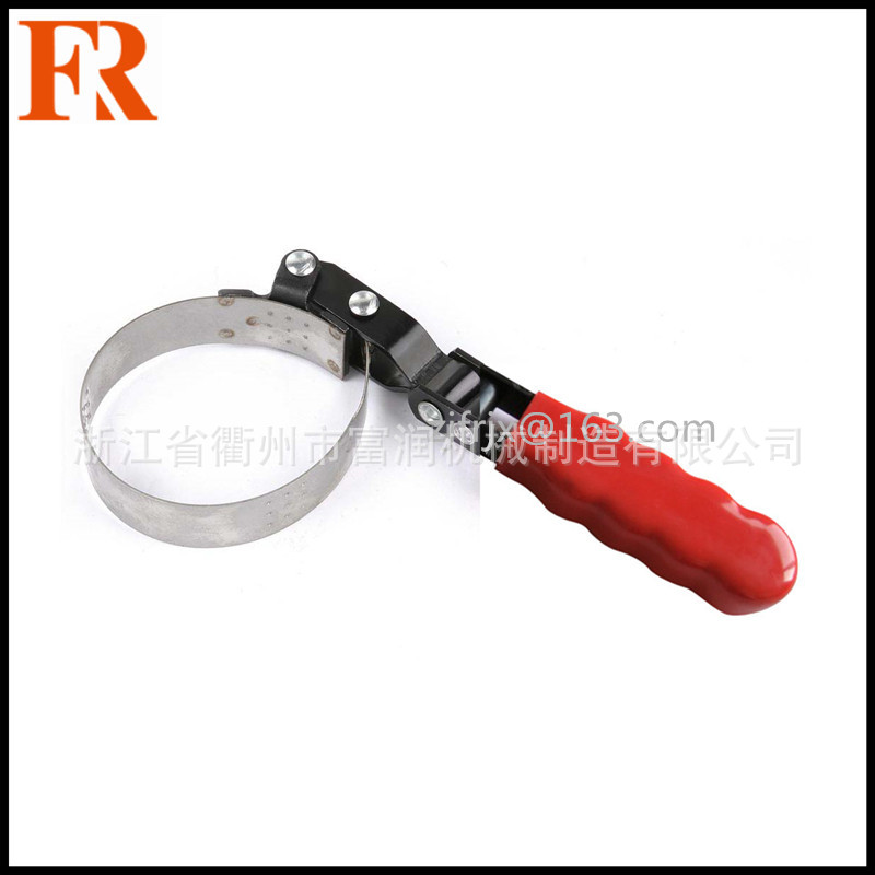 供应不锈钢到滤清器扳手  钢带扳手 ，圈型扳手