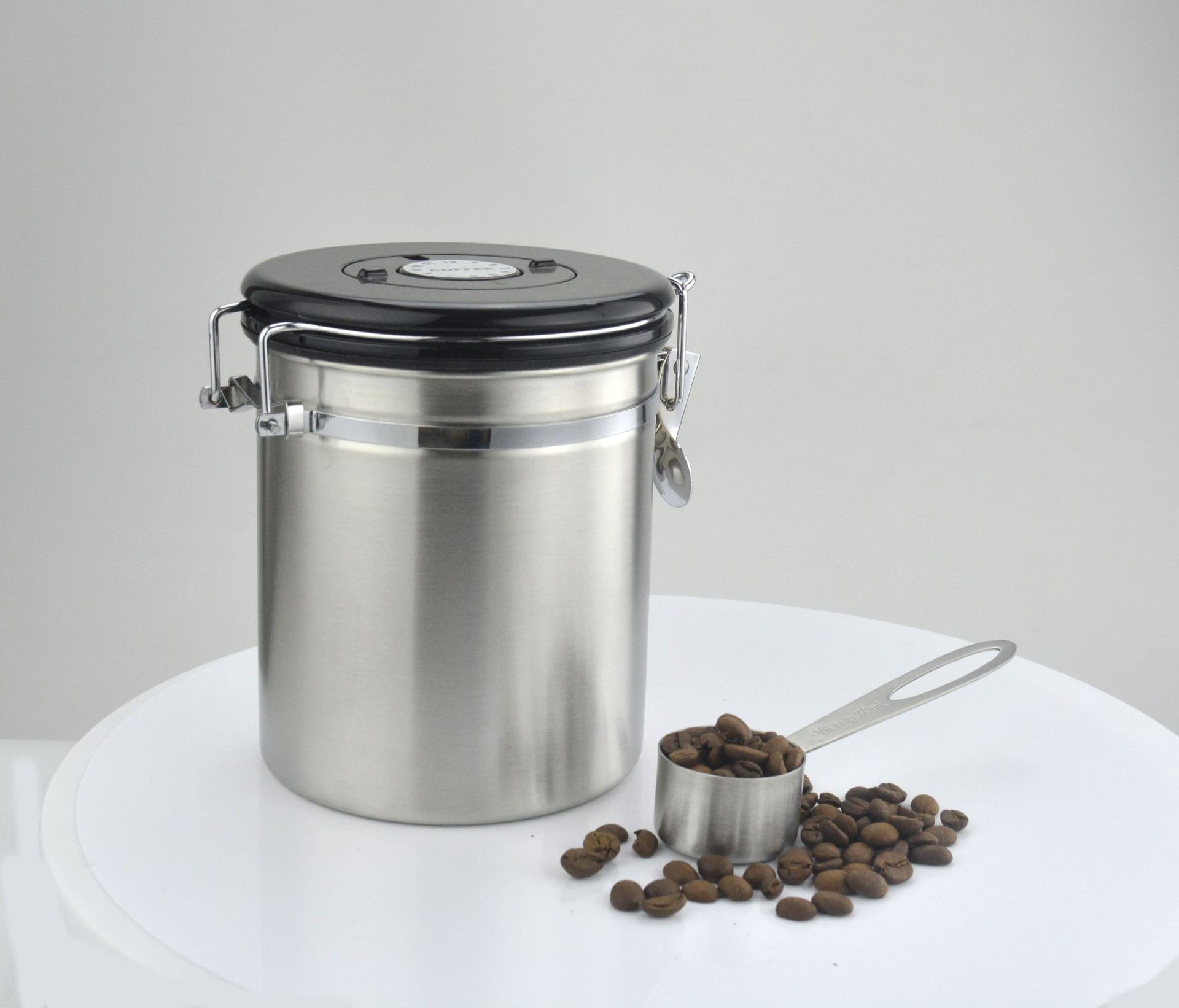 Latas selladas del grano de café directo de la fábrica con las latas selladas del acero inoxidable de la válvula de escape