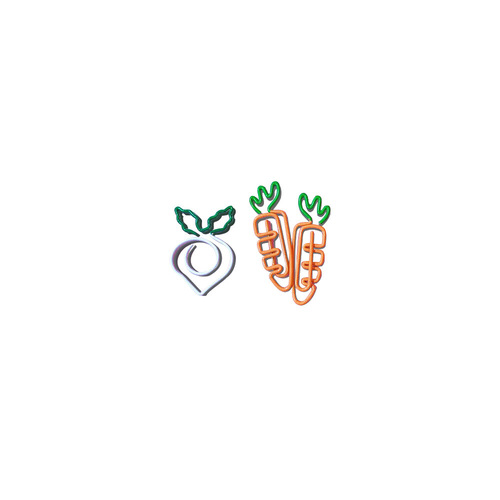 Cartoon cute fruit carrot paper clip white radish note holder simulated white radish paper clip office stationery