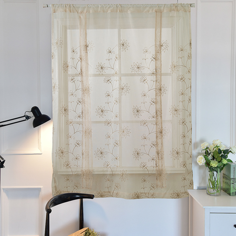 カーテンメーカー完成品カーテン対外貿易ローマンカーテン刺繍カーテンアマゾンカーテンクロスボーダー完成品卸売り