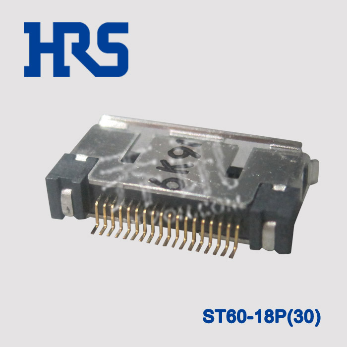 广濑 ST60-18P(30) 连接器 广濑 针座 18pin 针座 单排镀金
