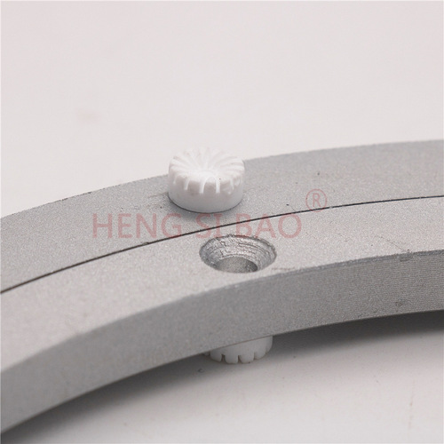 High quality aluminum alloy turntable, silver aluminum turntable for dining table, special turntable for home use, furniture hardware accessories