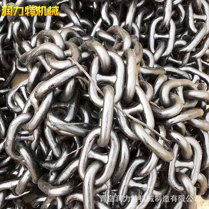 码头矿厂用g80起重链条 不锈钢吊装索具链条 护栏链条镀锌链条