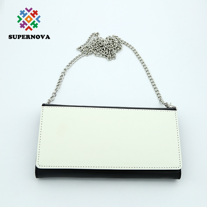 Impresión de transferencia térmica en blanco consumibles serie moda mujer bolso hombro crossbody bolsa de cadena larga